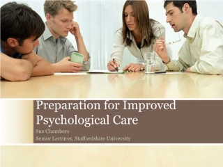 Preparation for Improved Psychological Care - slide 1