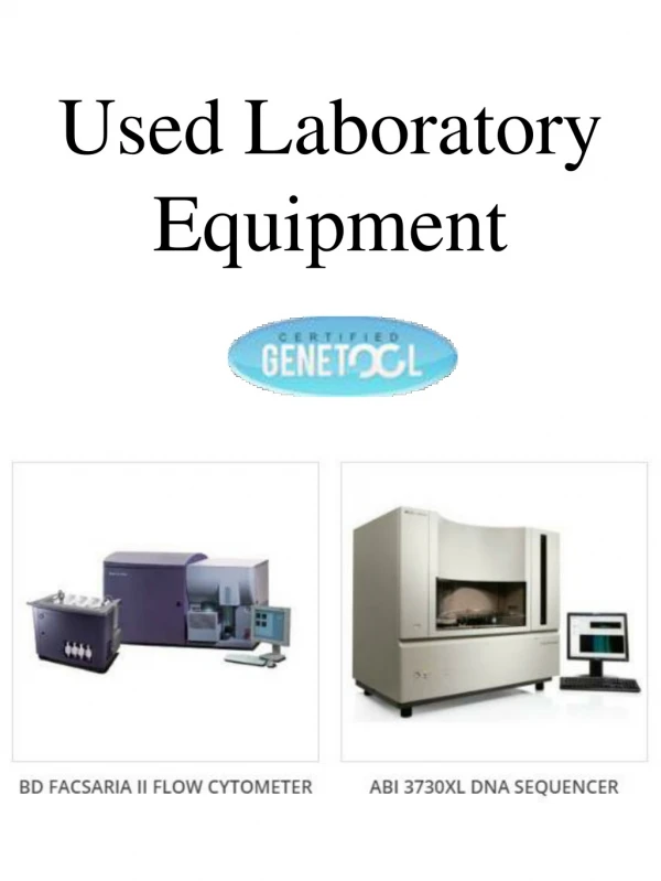 Used Laboratory Equipment