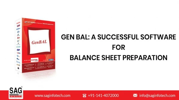 Know A Complete Overview Of Gen Balance Sheet Software