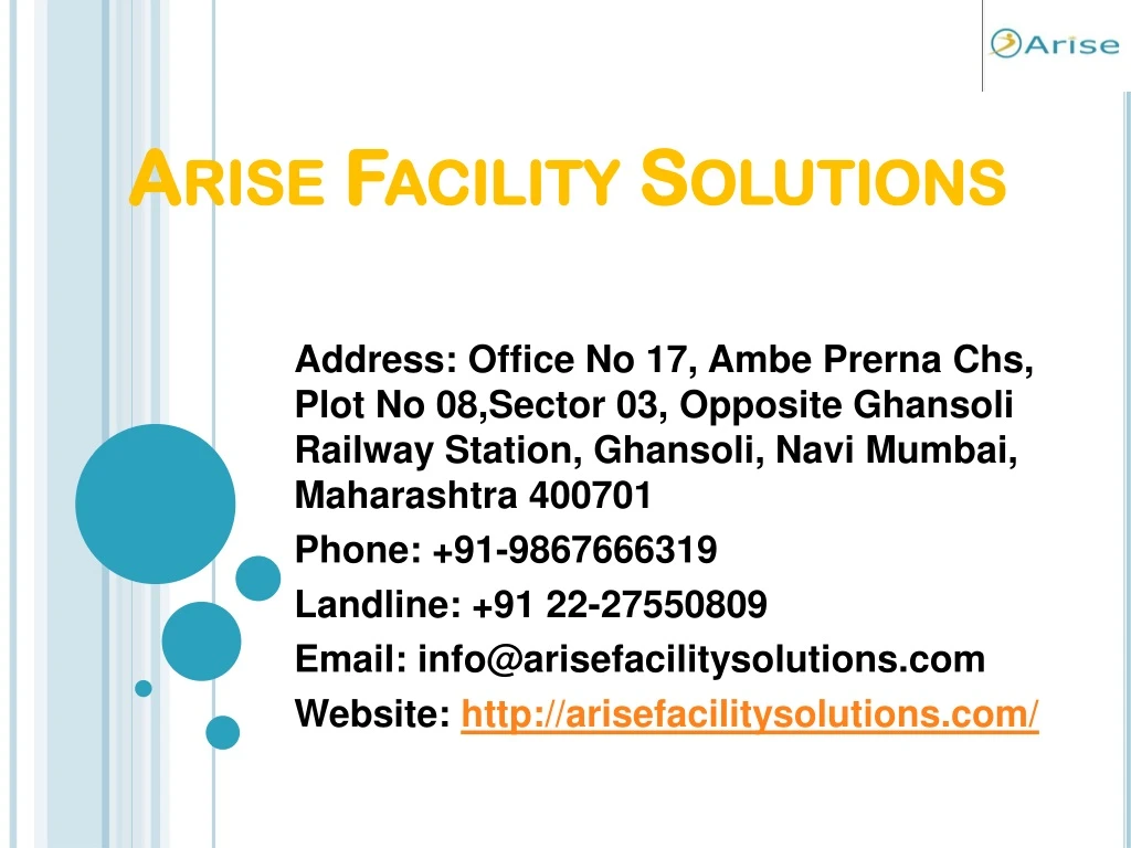 arise facility solutions