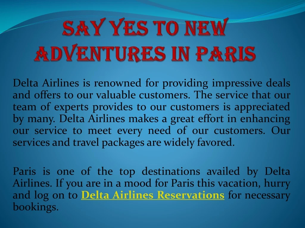 say yes to new adventures in paris