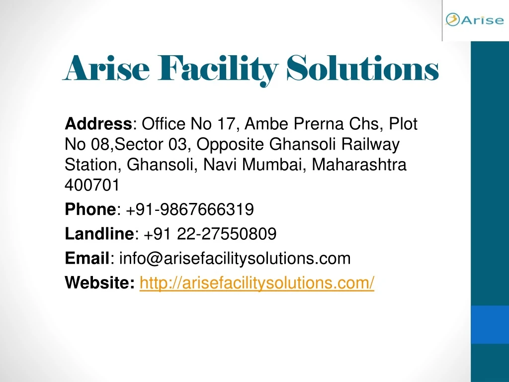 arise facility solutions