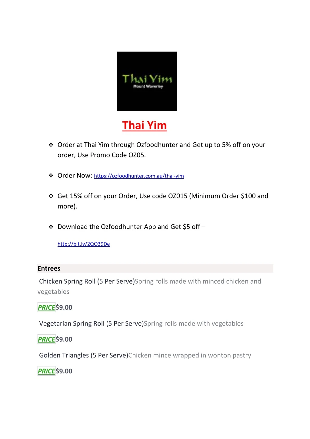thai yim