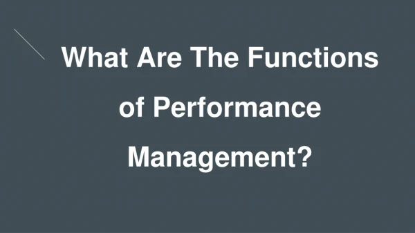 HR Performance Management Software