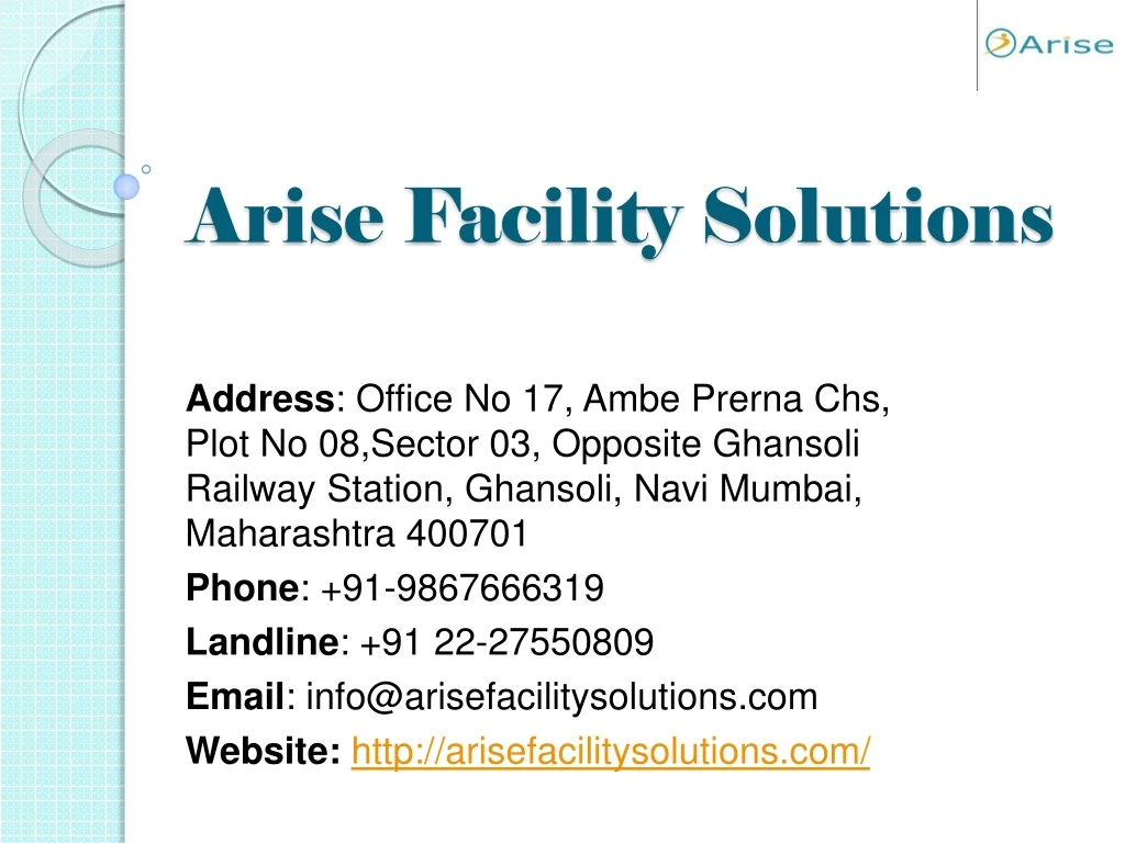 arise facility solutions