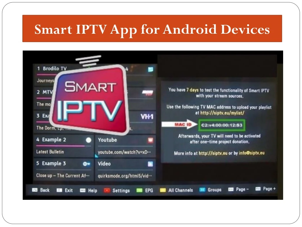 smart iptv app for android devices