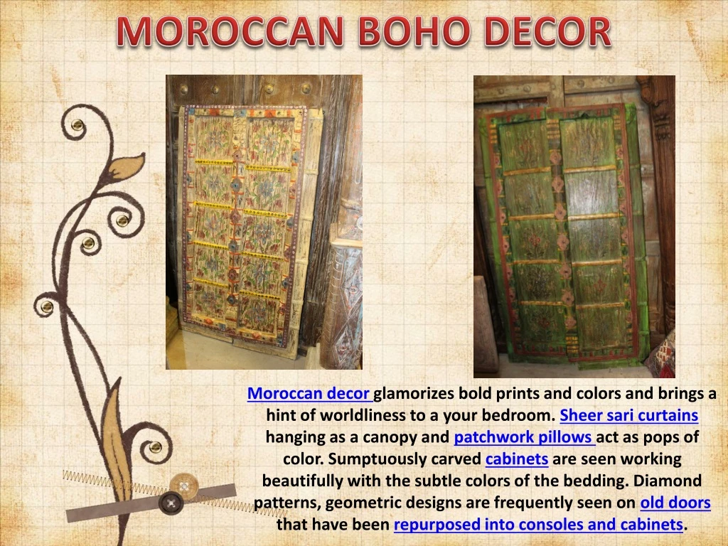 moroccan boho decor