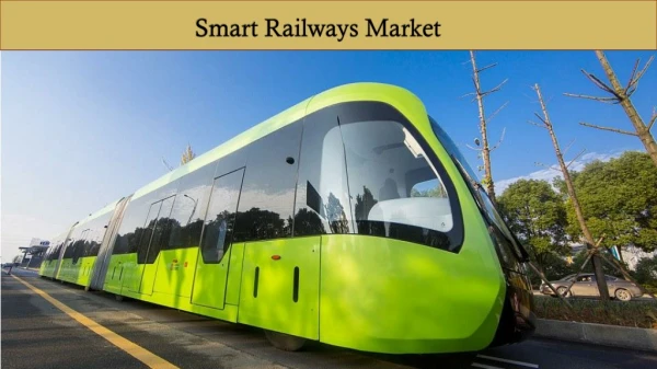 Smart Railway Market