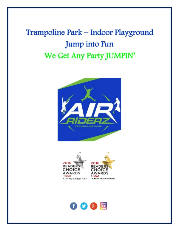 Jump Into Fun - Indoor Trampoline Park Mississauga