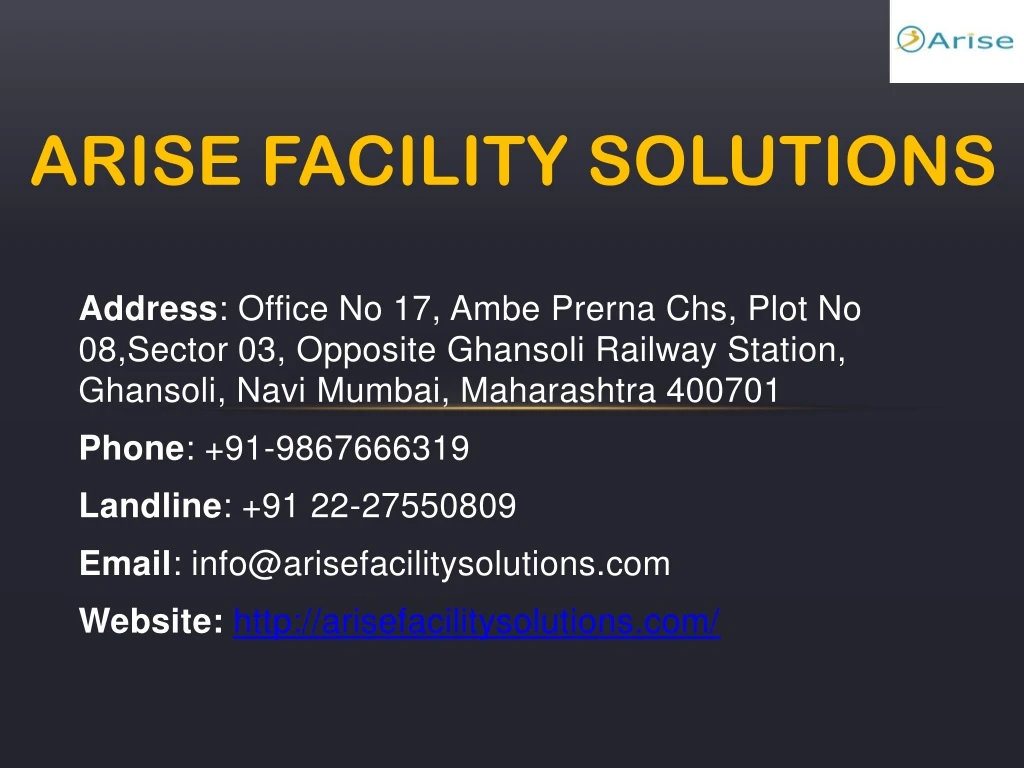 arise facility solutions