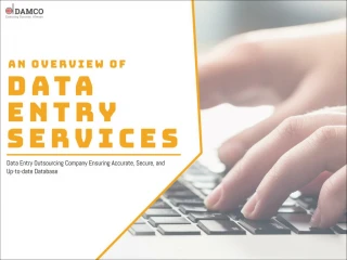 Data Entry Services – An Overview - slide 1
