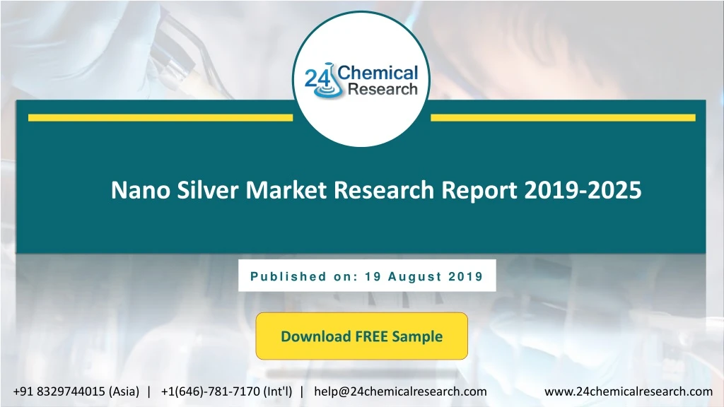 nano silver market research report 2019 2025