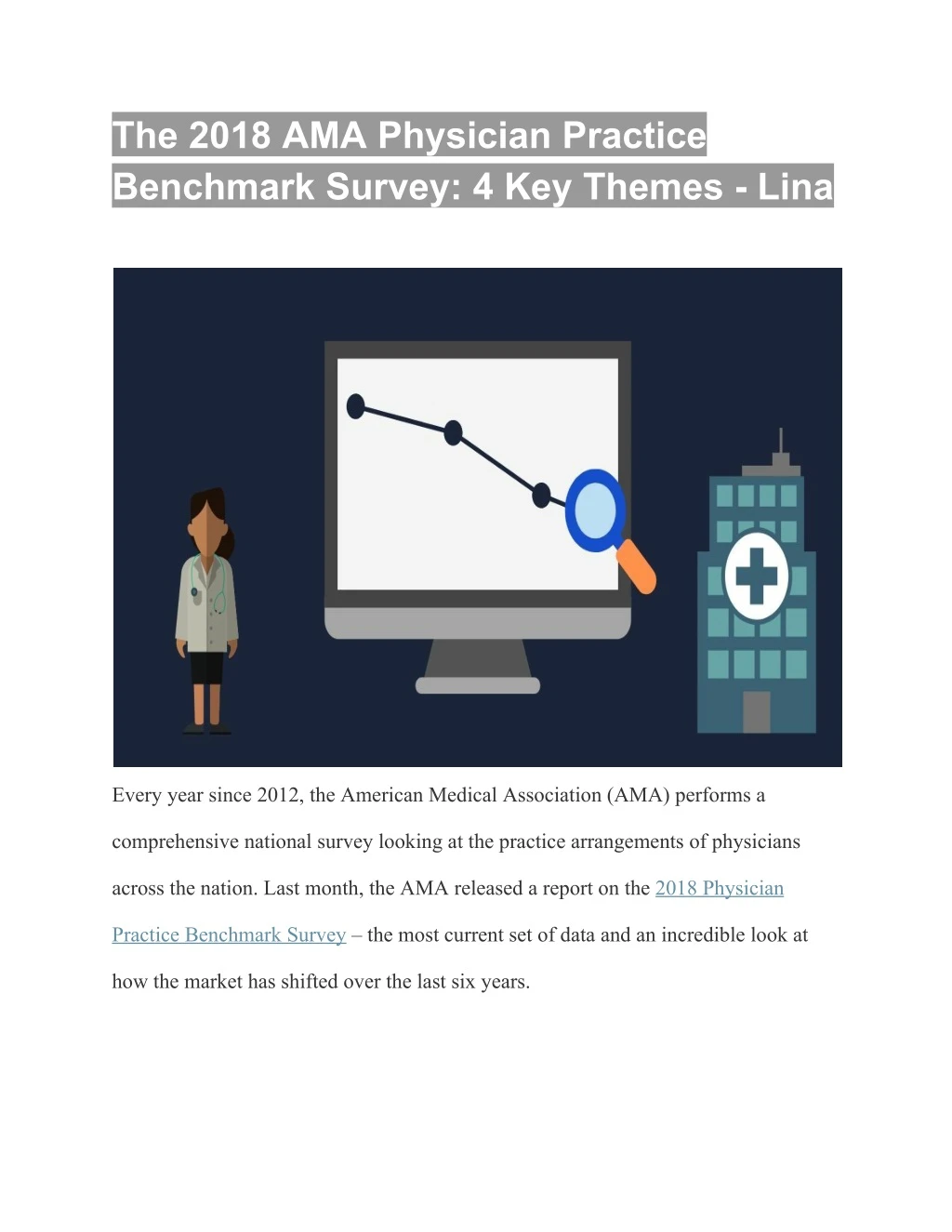 the 2018 ama physician practice benchmark survey