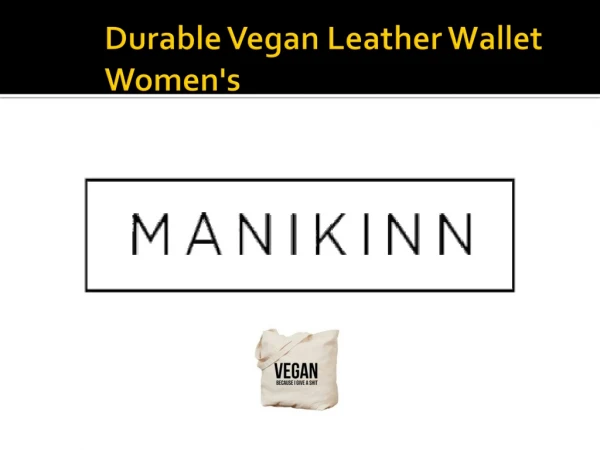 Durable Vegan Leather Wallet Women's