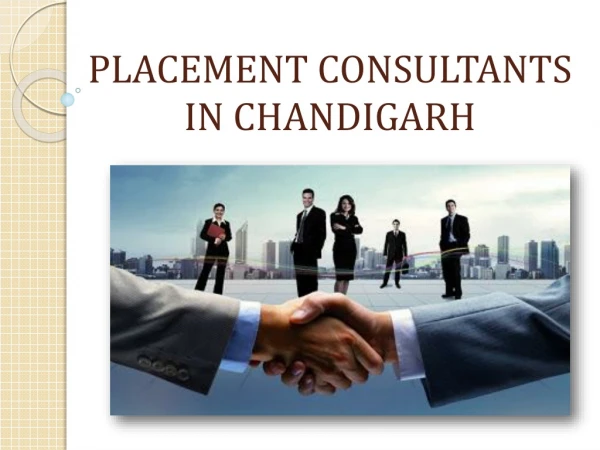 PLACEMENT CONSULTANTS IN CHANDIGARH