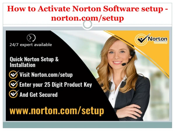 How to Activate Norton Software setup - norton.com/setup