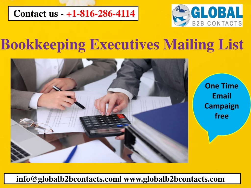 bookkeeping executives mailing list