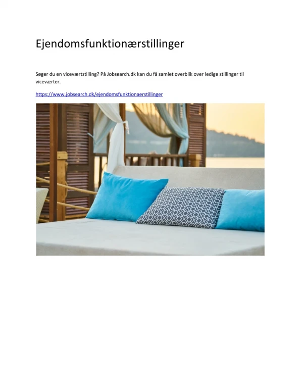 ejendomsfunktion rstillinger