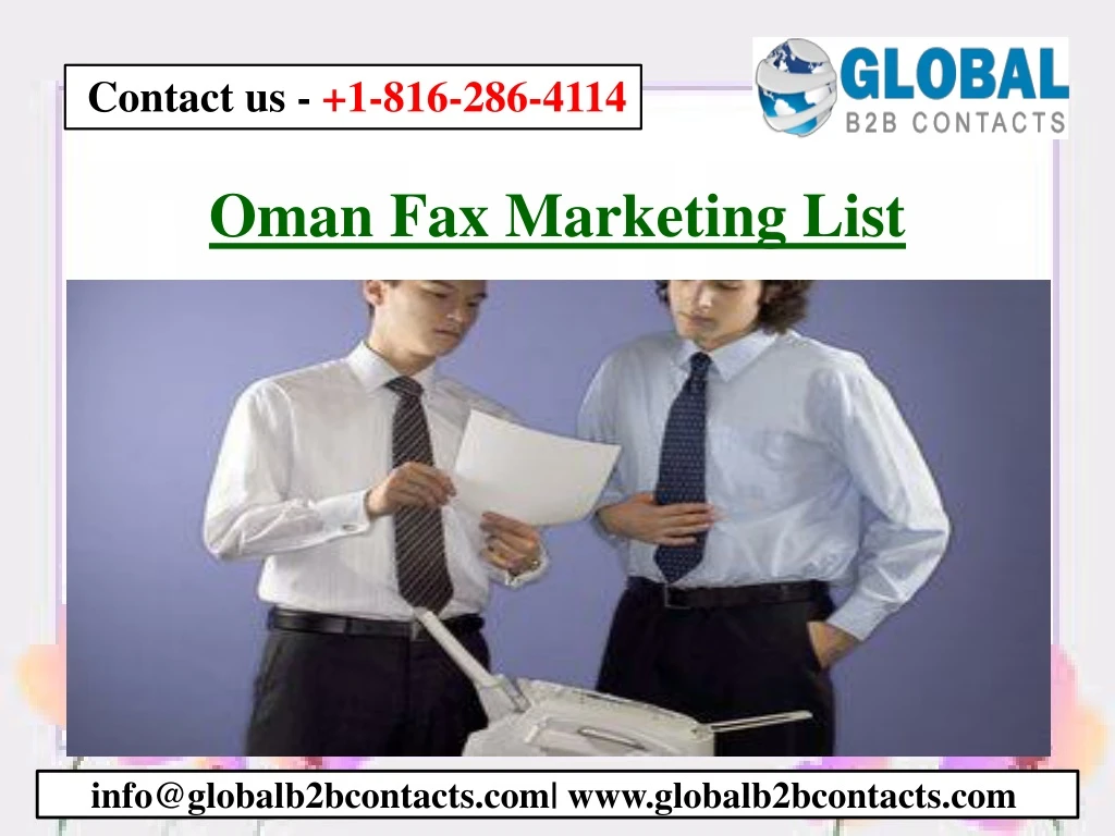 oman fax marketing list