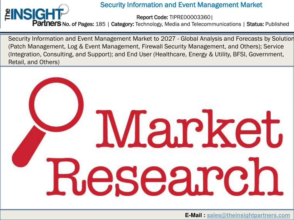 security information and event management market