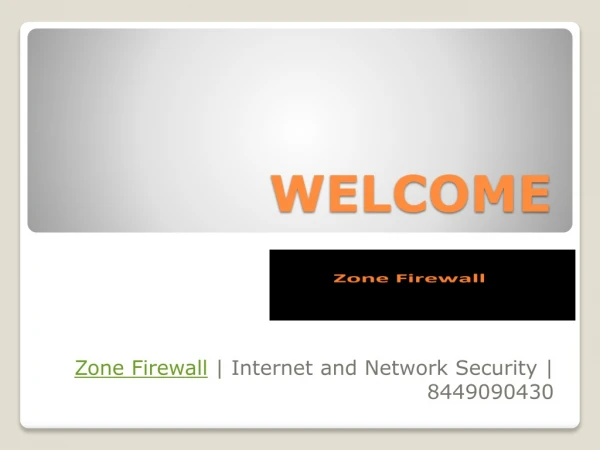 Zone Firewall | Web Services Provider | 8449090430