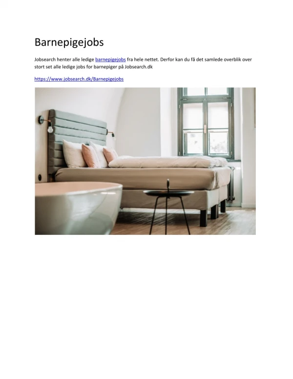 barnepigejobs
