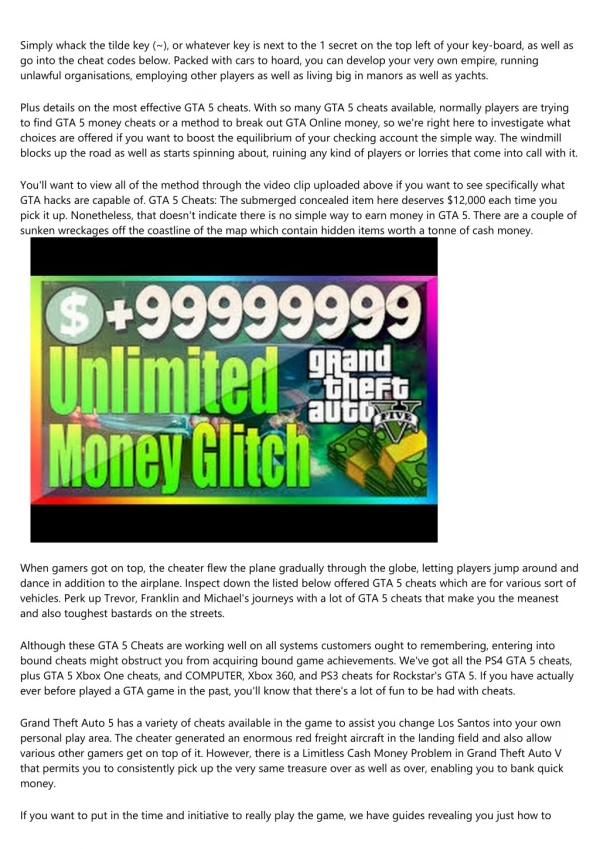 GTA 5 Money Game - You Must Read This