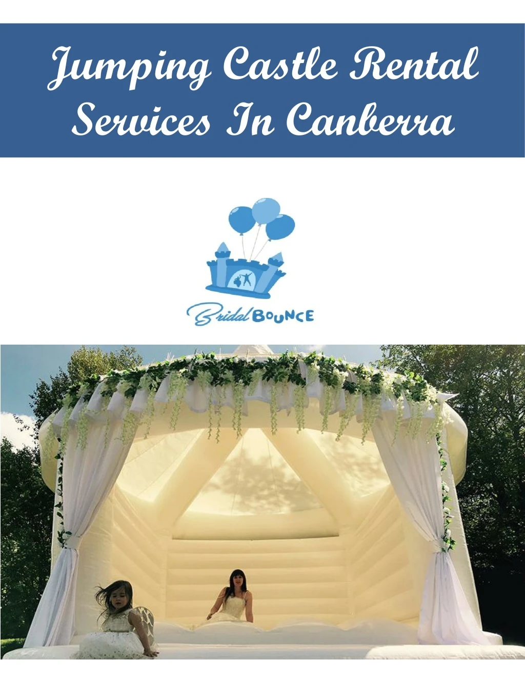 jumping castle rental services in canberra