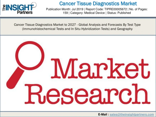 Cancer Tissue Diagnostics Market Type, Application, Region, Trends and Forecast to 2019- 2027