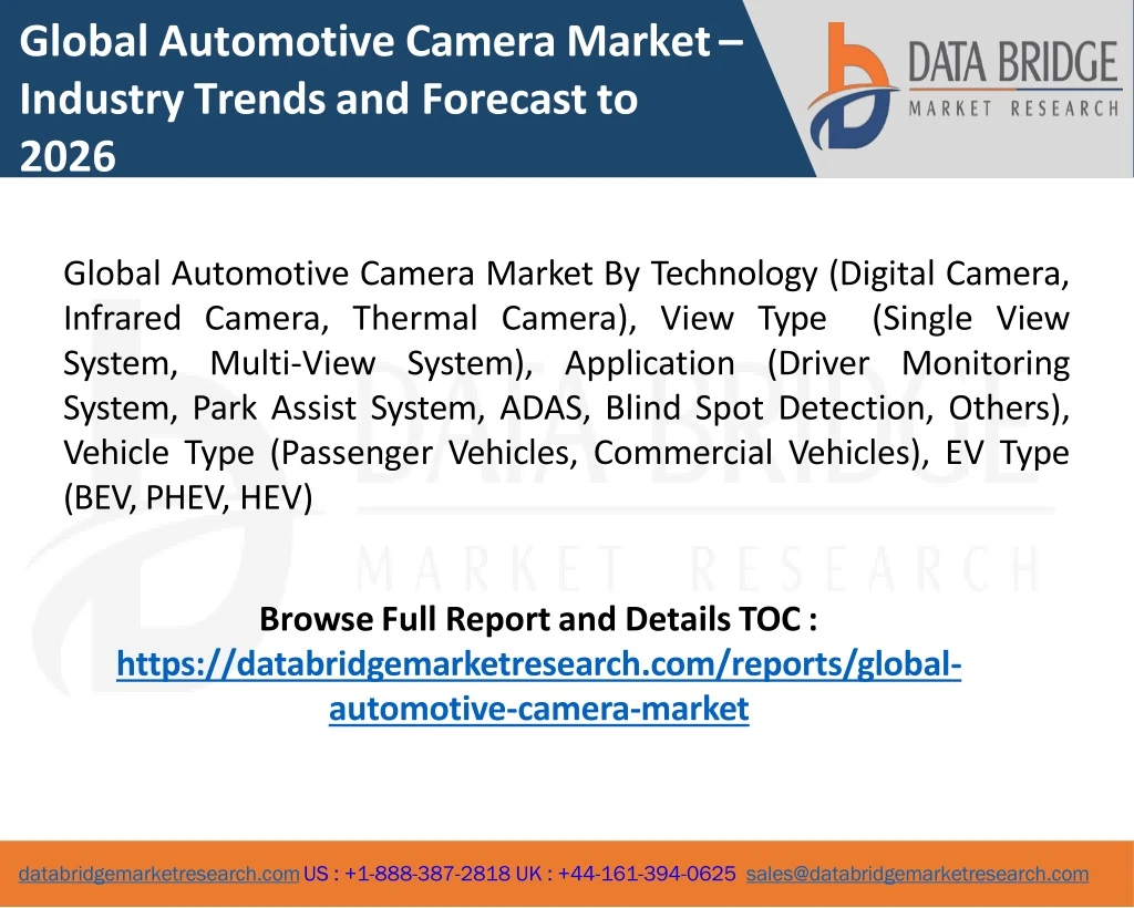 global automotive camera market industry trends and forecast to 2026