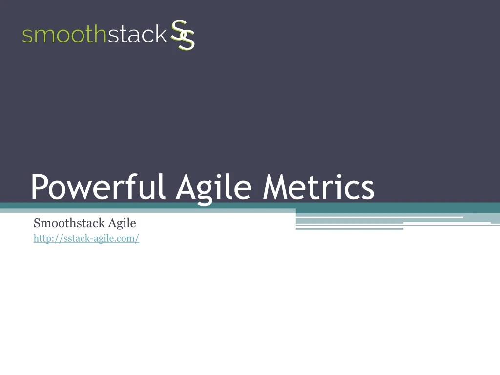 powerful agile metrics