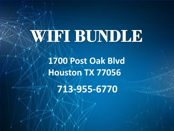 Wifi Bundle Services in Texas