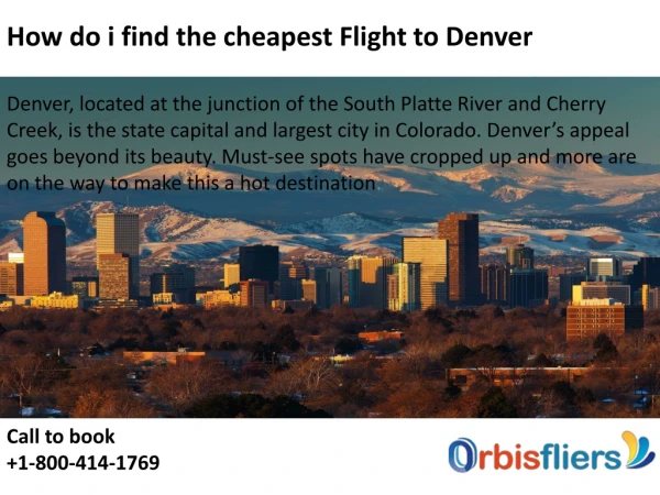 Cheap Flights to Denver