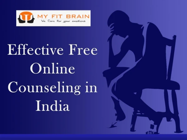 Effective Free Online Counseling in India