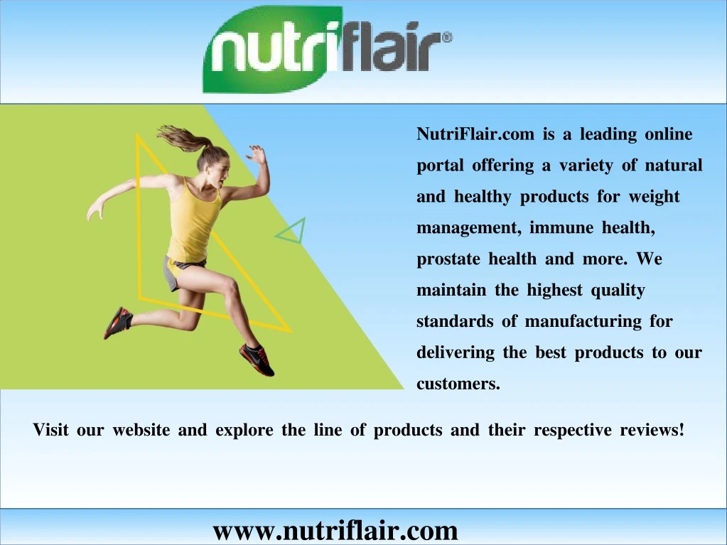 nutriflair com is a leading online portal