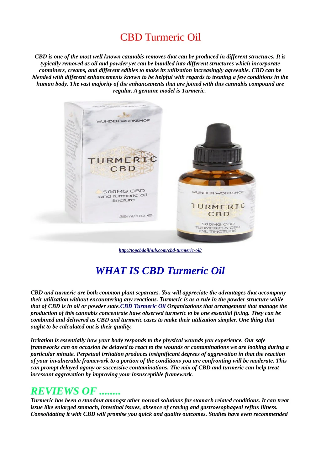 cbd turmeric oil