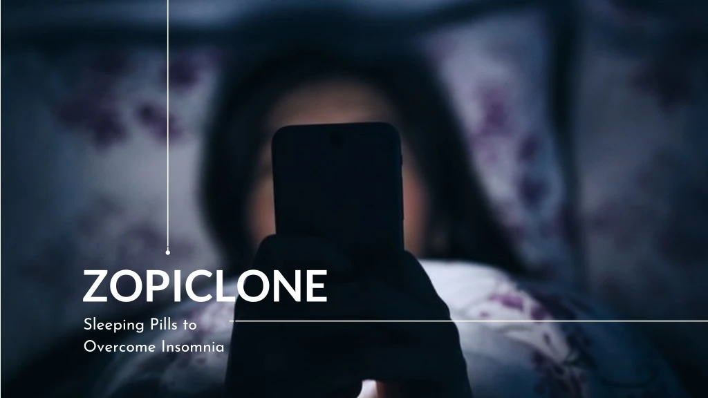 zopiclone sleeping pills to overcome insomnia