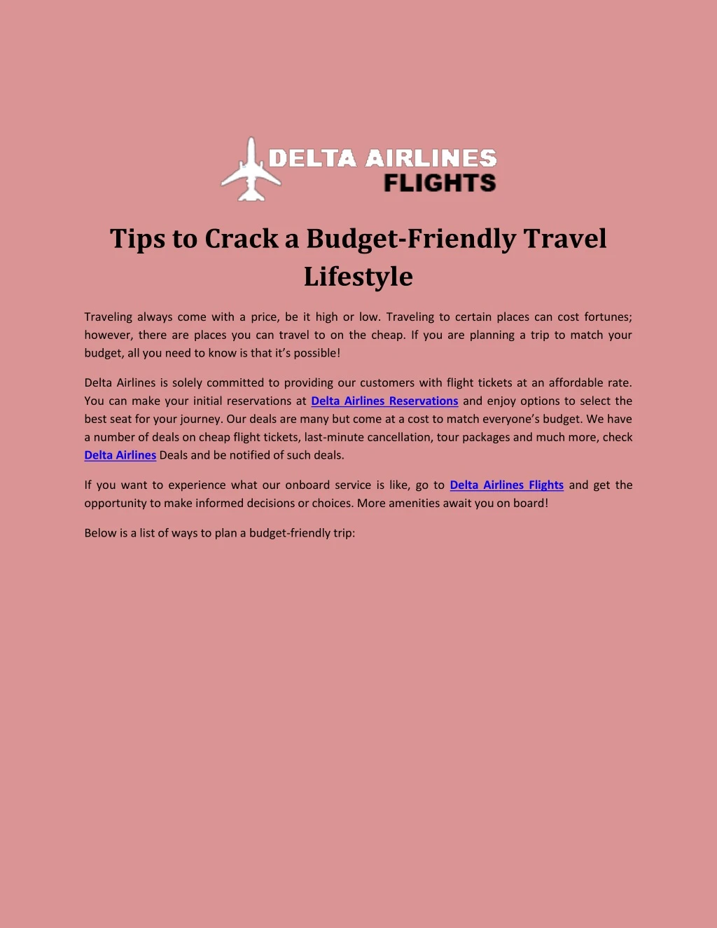 tips to crack a budget friendly travel lifestyle