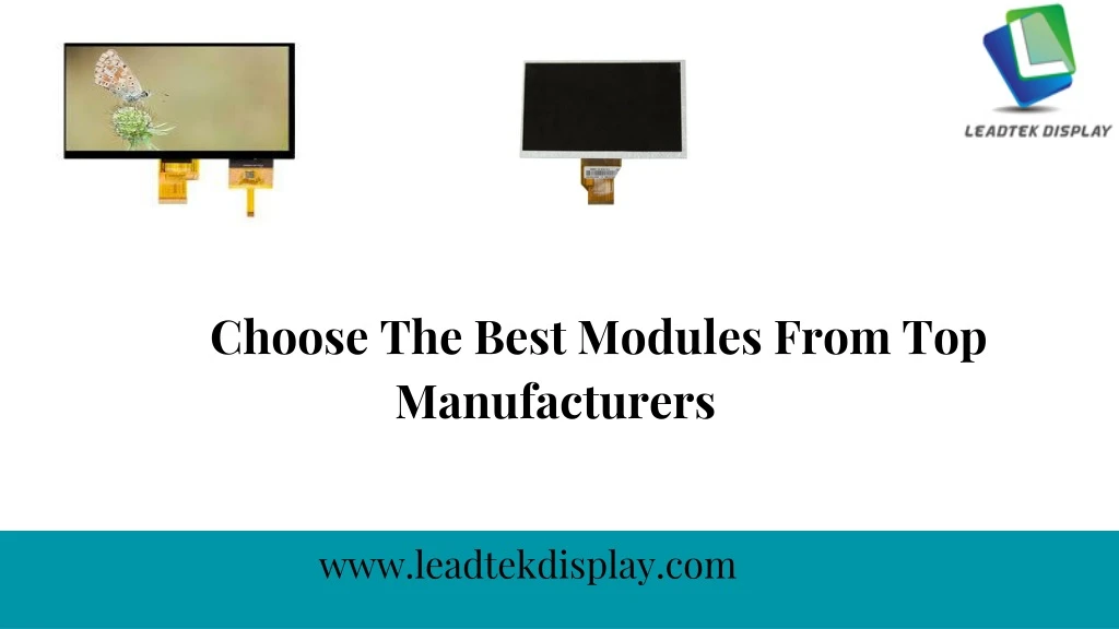 choose the best modules from top manufacturers