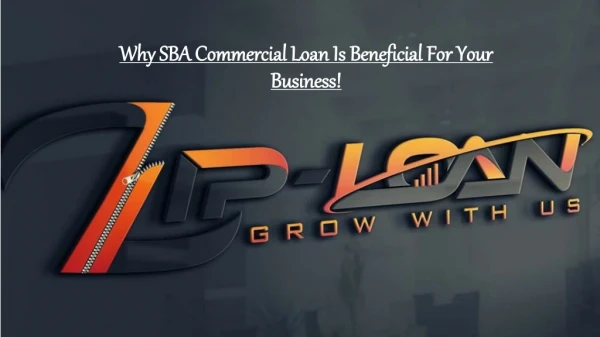 Why SBA Commercial Loan Is Beneficial For Your Business!