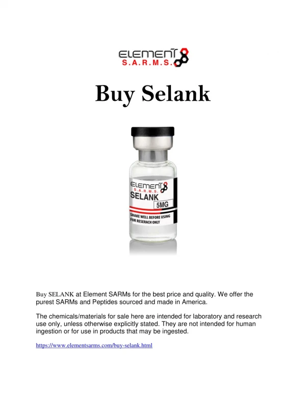 Buy Selank