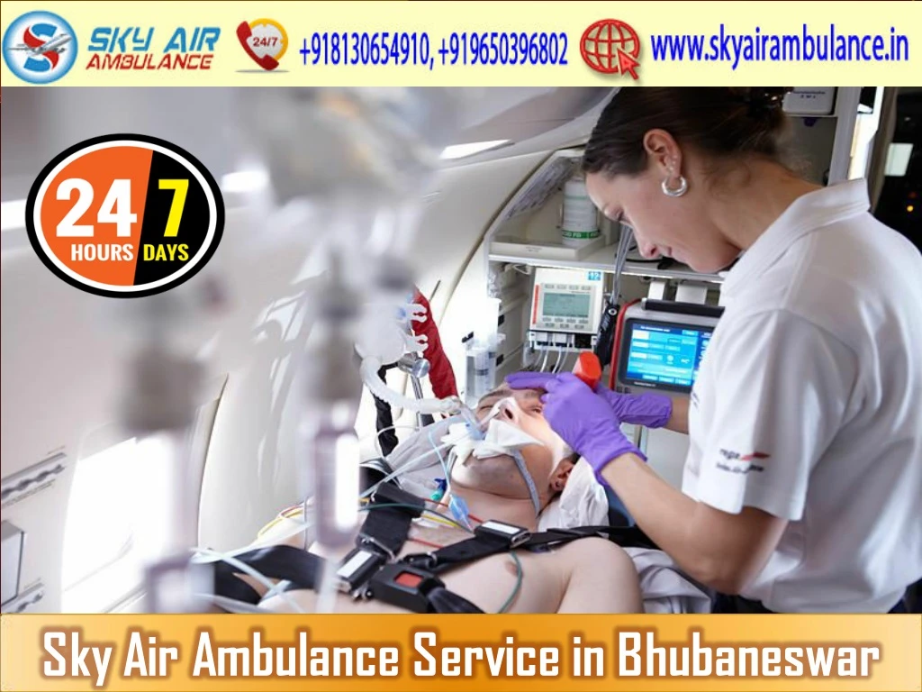 sky air ambulance service in bhubaneswar