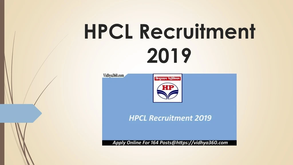 hpcl recruitment 2019