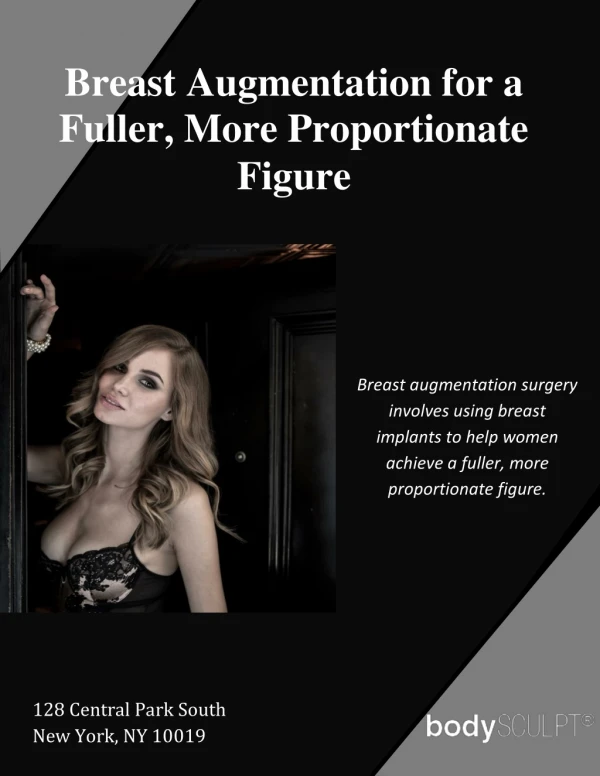 Breast Augmentation for a Fuller, More Proportionate Figure