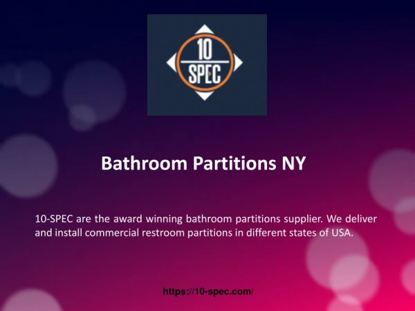 Bathroom Partitions NY