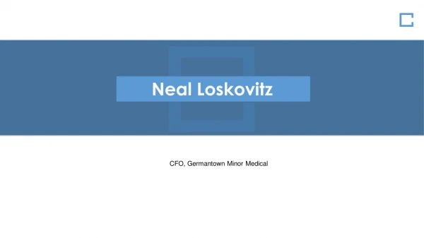 Neal Loskovitz - Provides Consultation in Finance Management