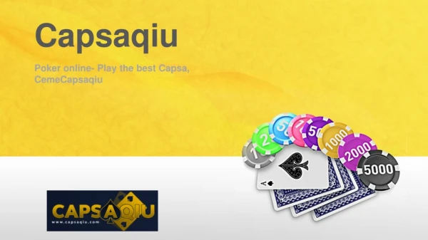 Capsa Susun Online | Bandar Ceme Online | Agen Poker Online Terpercaya