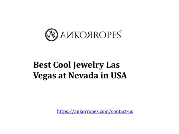 Best Cool Jewelry Las Vegas at Online