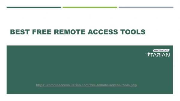 Best Free Remote Access Tools