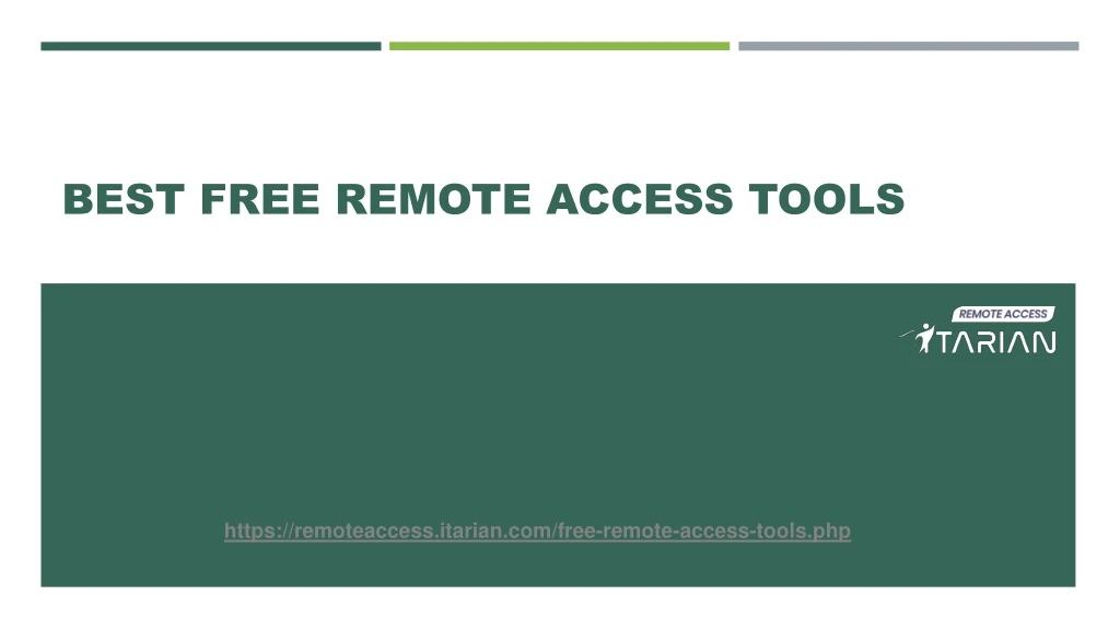 best free remote access tools